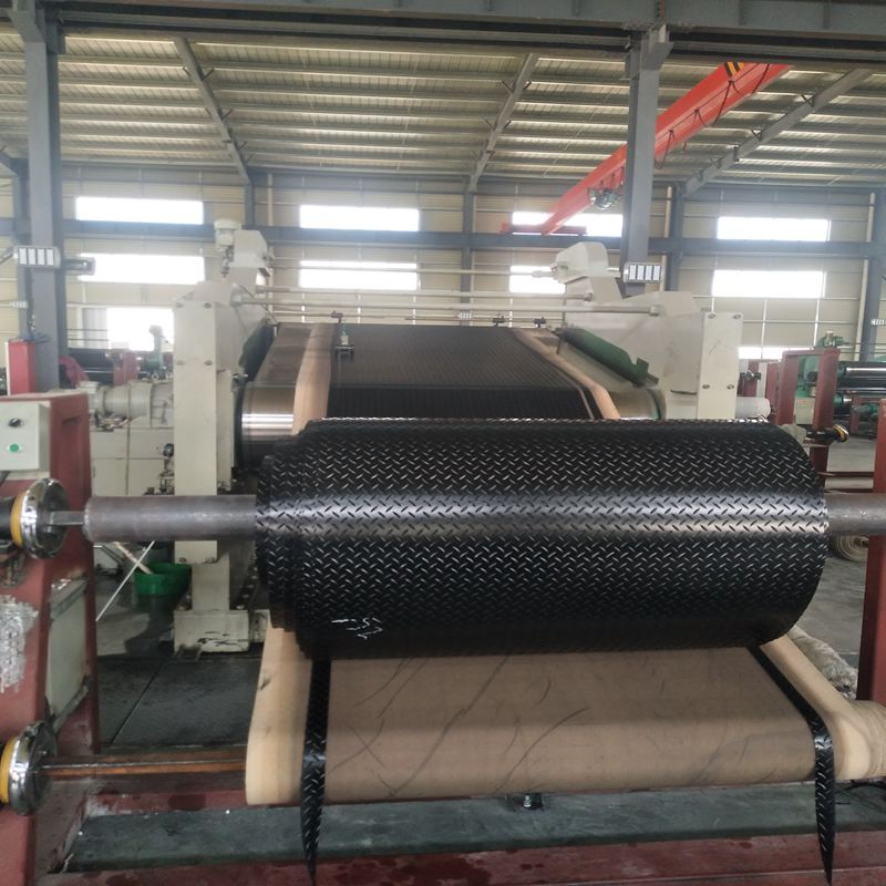 Fire Resistant Diamond Anti-Slip Rubber Mat for Beauty Salon Styling Station