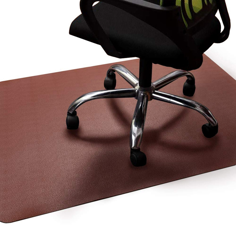 OEM Eco-Friendly Non-Slip Durable Custom Design Black Office Chair Mat