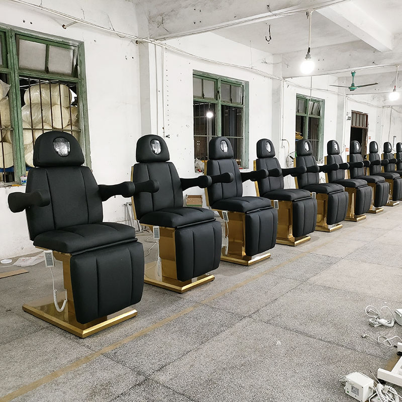 2023 Luxury Pink Gold Esthetician Table Electric Beauty Salon Thermal Massage Tables &amp; Beds