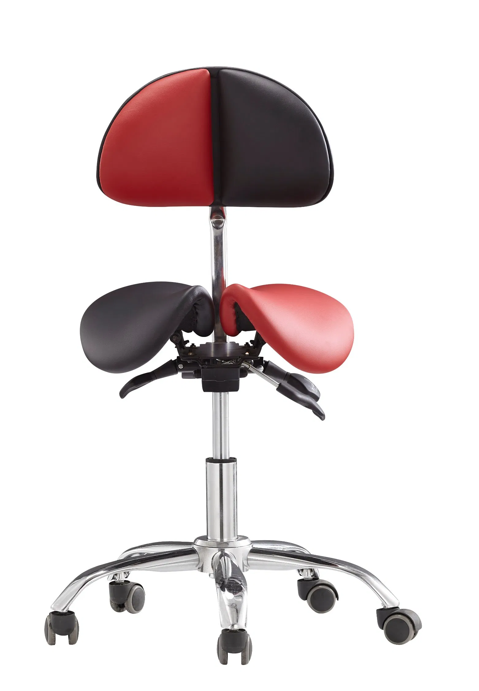 Ergonomic Saddle Stools for Dental Nurses with Body Support Arm
