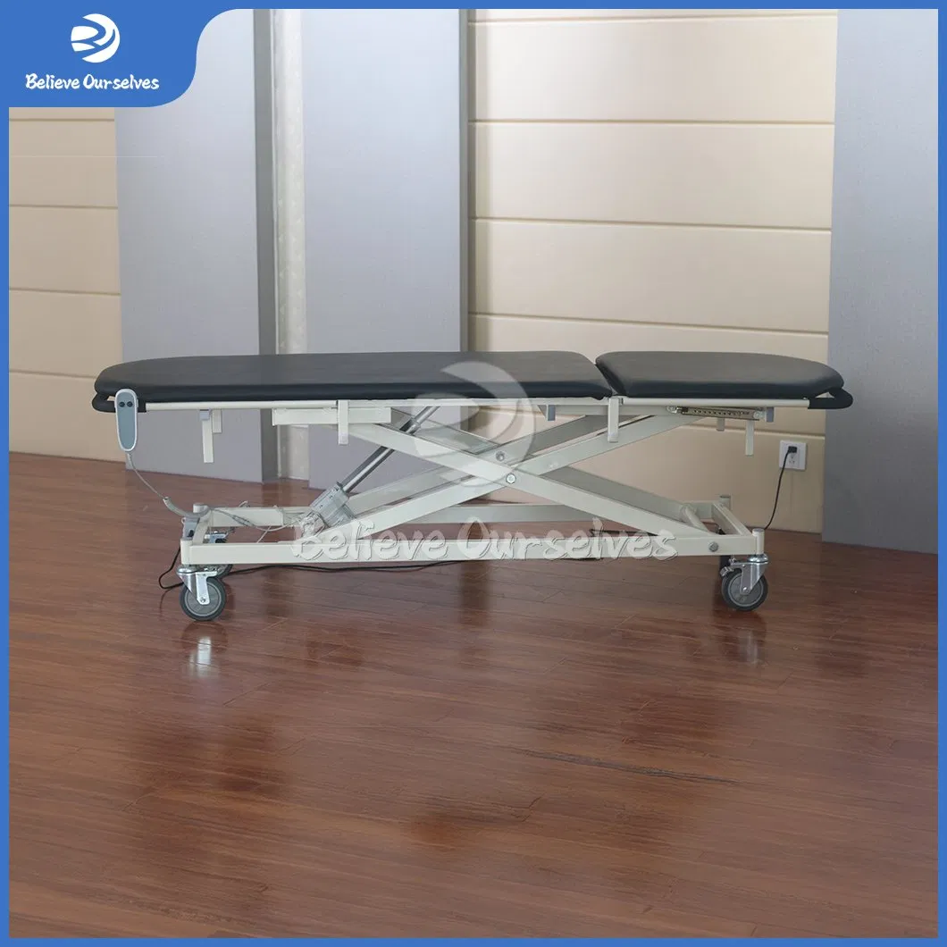 Hr-A07 Aluminium Lightweight 10kg Portable Massage Table China Electric Lift Massage Table Outpatient Bed Fold Massage Table SPA Massage Table