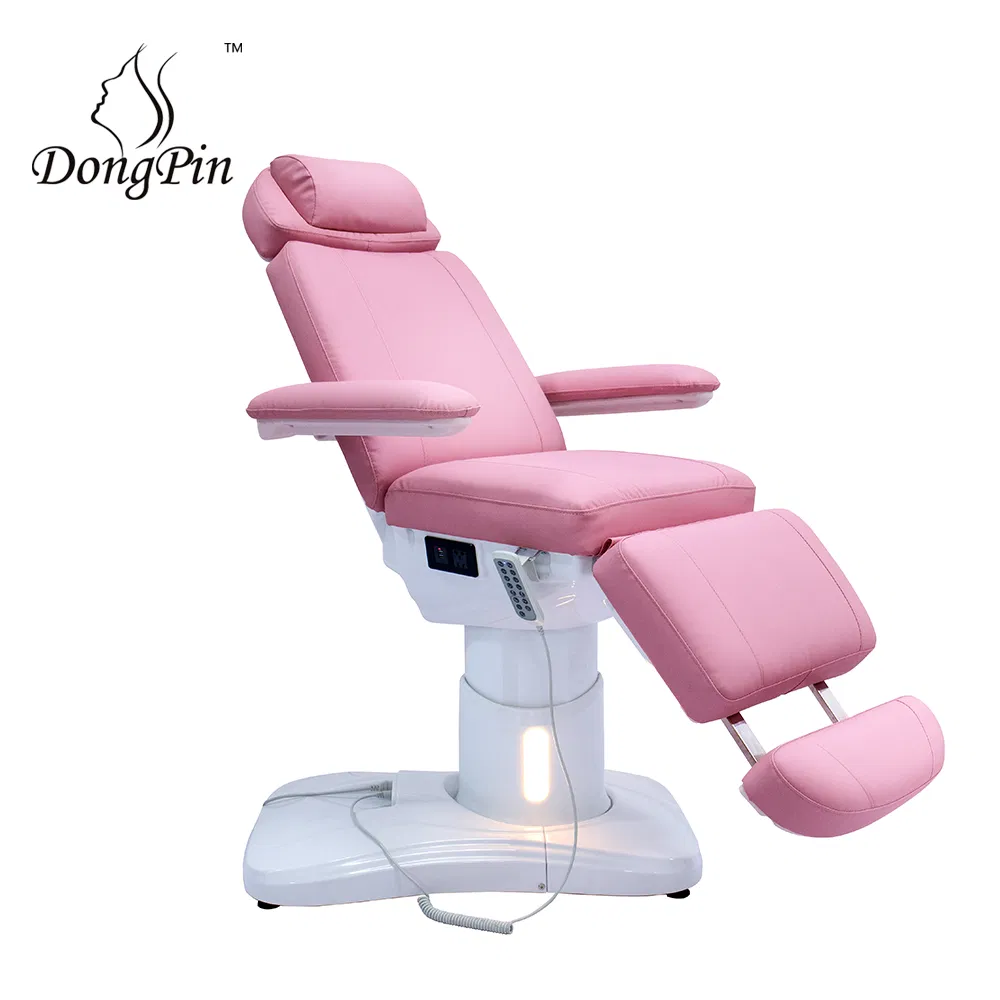 Five Motors Adjustable Pink Beauty Facial Esthetician Bed Table De Massage Professional Lash Bed