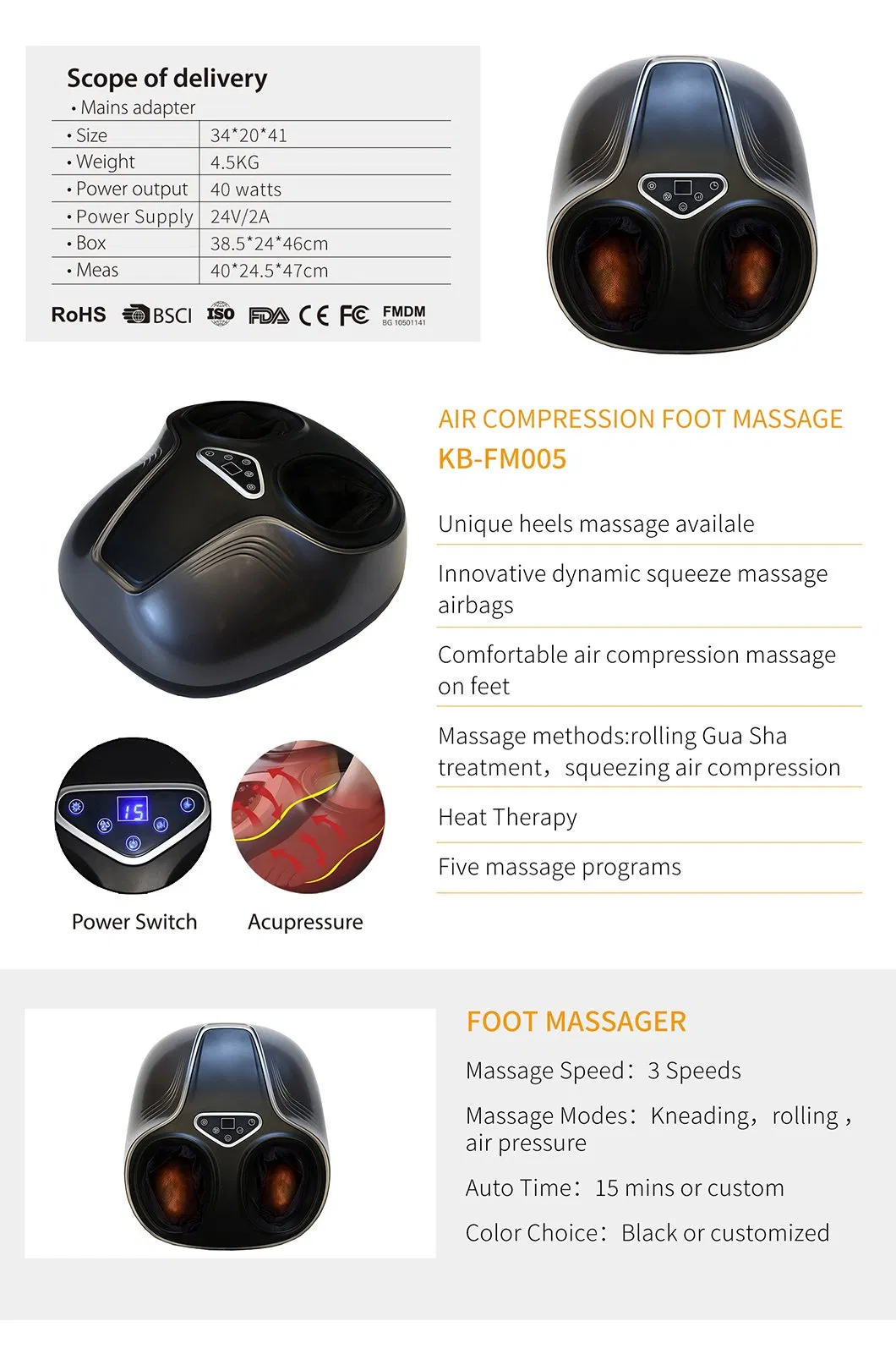 Foot Massager Detail 1