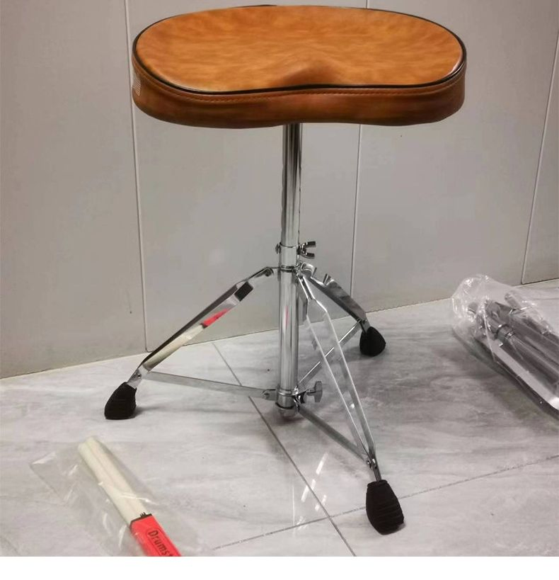 Ergonomic Saddle Drum Stool with Adjustable Height Feature