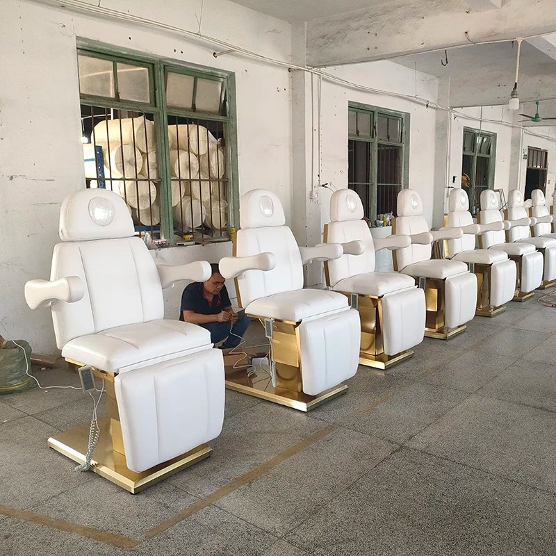 Luxury Esthetician Equipment Massage Table Salon Mascara Furniture 3 4 Motor Lash Cosmetic Electric SPA Beauty Facial Bed