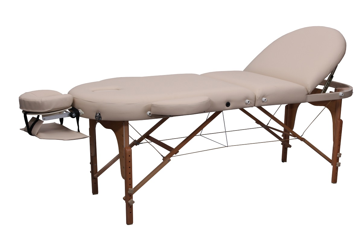 Factory Direct Luxury Salon Beauty Furniture Folding Wooden Massage Bed Can Be Customized Any Color