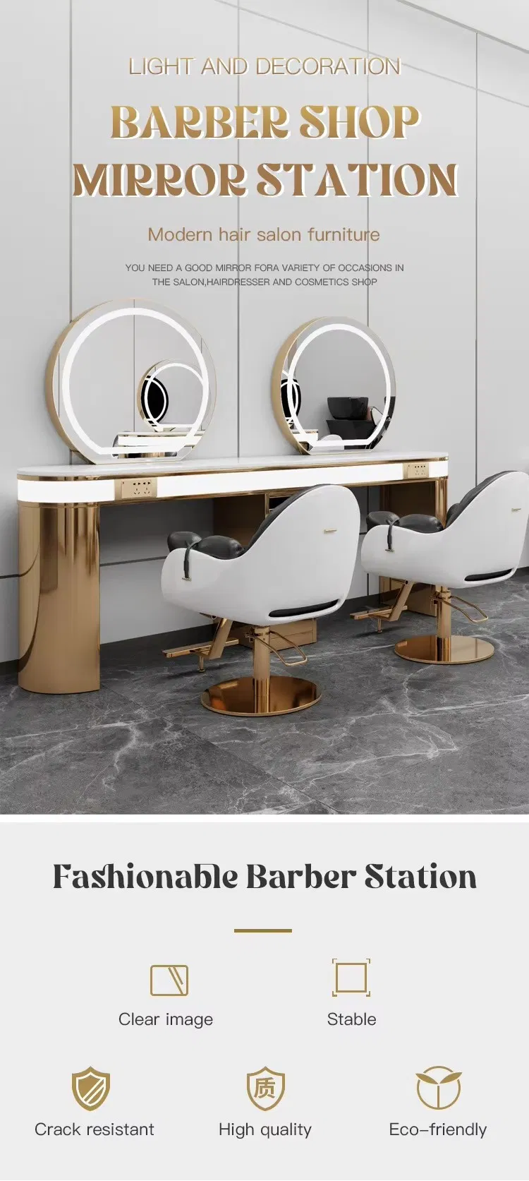 Barber Mirror Station 3