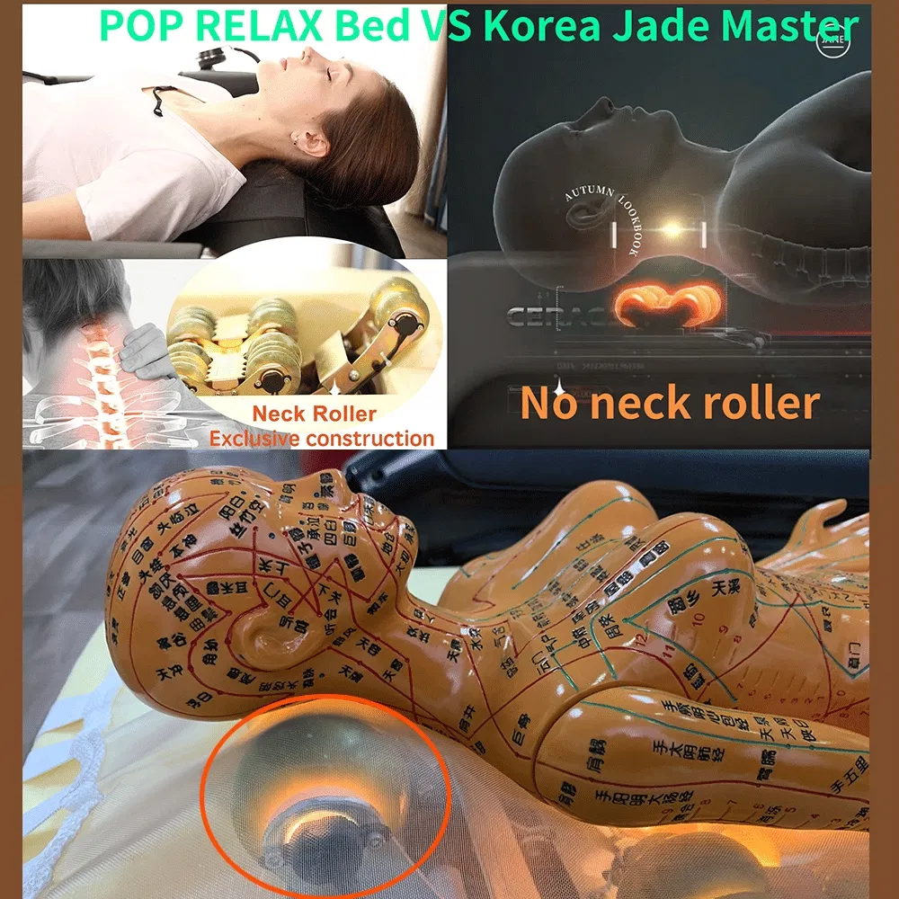 Professional Electric Massage Bed with Heated Jade Rollers &amp; Far Infrared Technology Supplier
