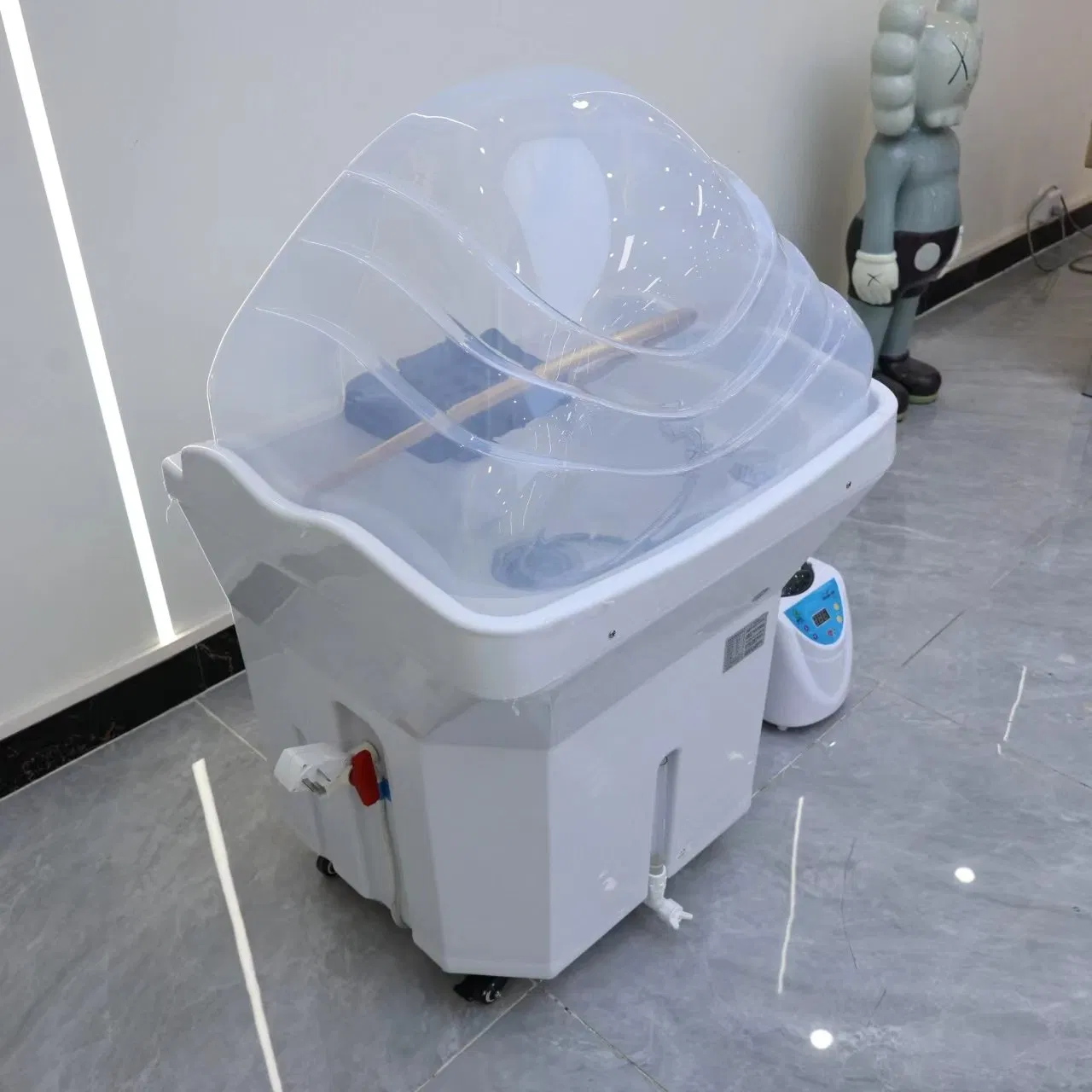 Hot Selling Japanese Head SPA Fumigation System Water Tank Steamer Comfortable Shampoo Chairs Shampoo Basin