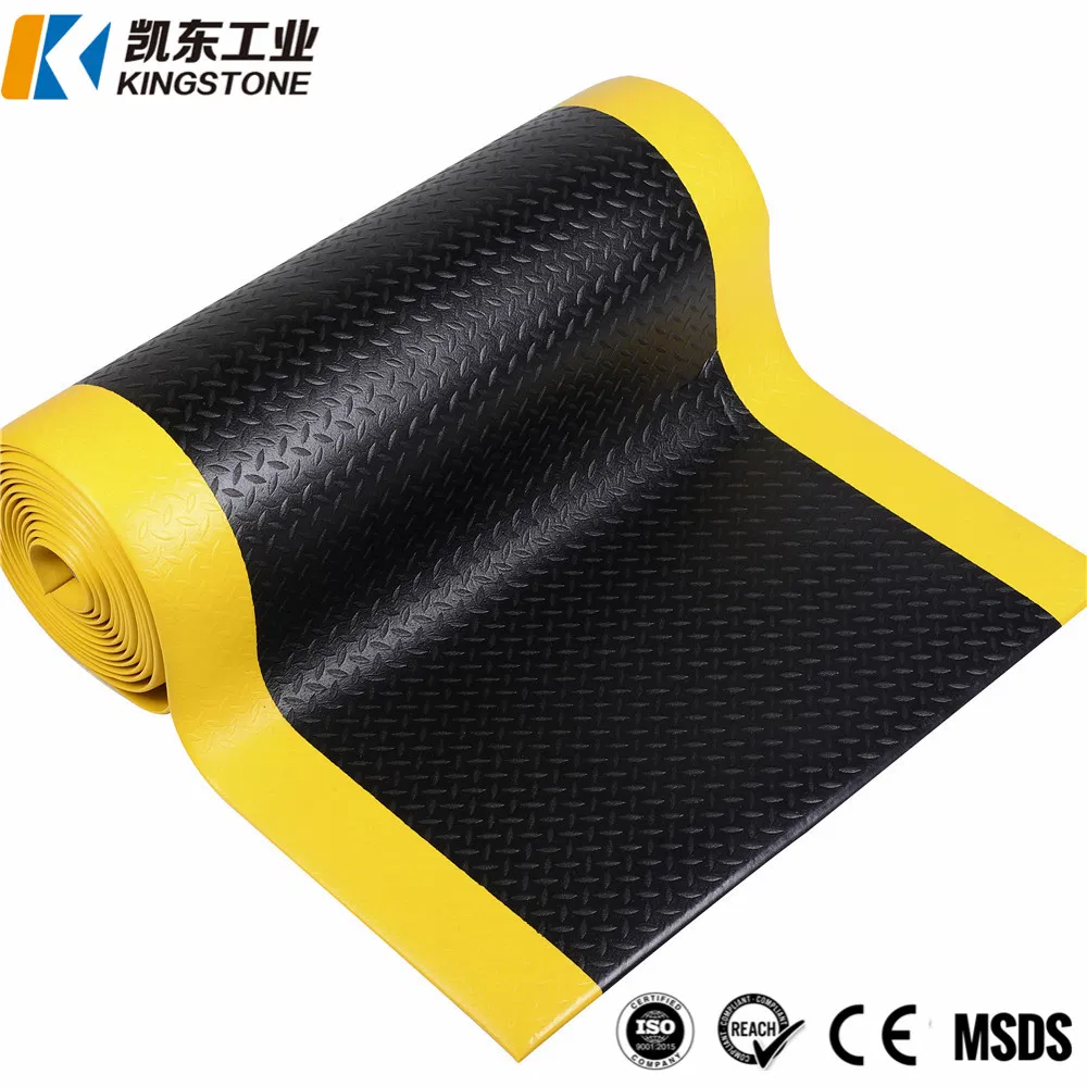 3% Discount Comfort Anti-Slip Salon Office Desk Anti-Fatigue PVC Standing Washable Kitchen Floor Anti Fatigue Mat