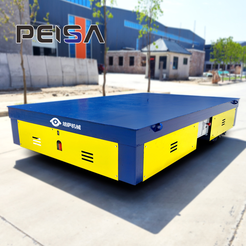 Remote Control 10t Electric Transfer Cart for Equipment Heavy Duty Platform Trolley