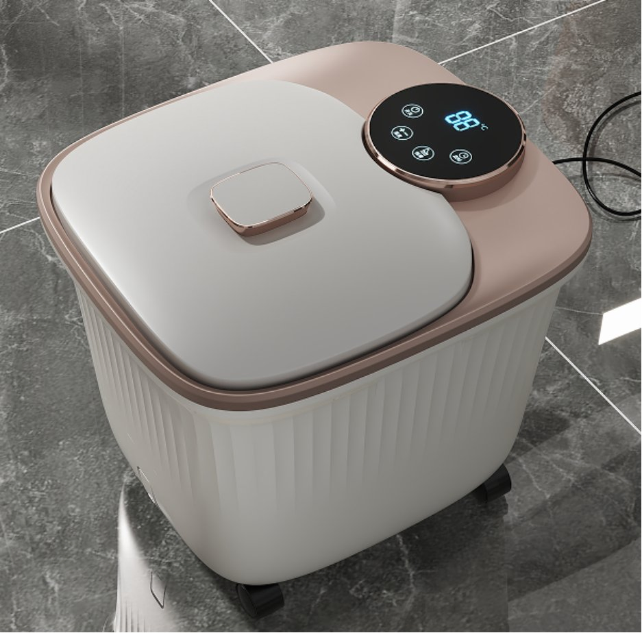 Relaxing Bath Massager Heat Roller Foot Massager and Washing Basin