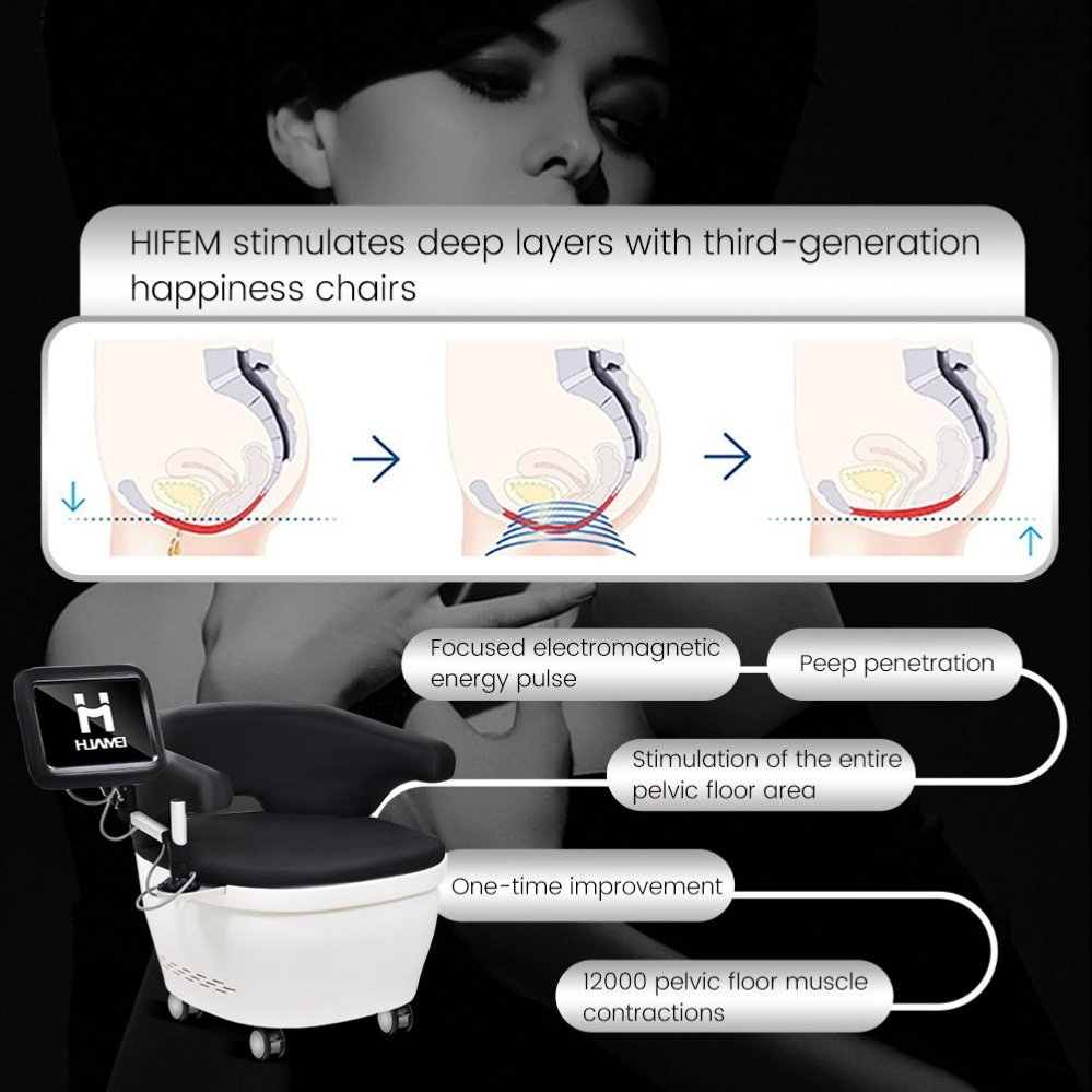 2025 Explosive EMS Pelvic Muscle Exercise Floor Magic Machine Chair for Urinary Incontinence Postpartum Recovery Treatment