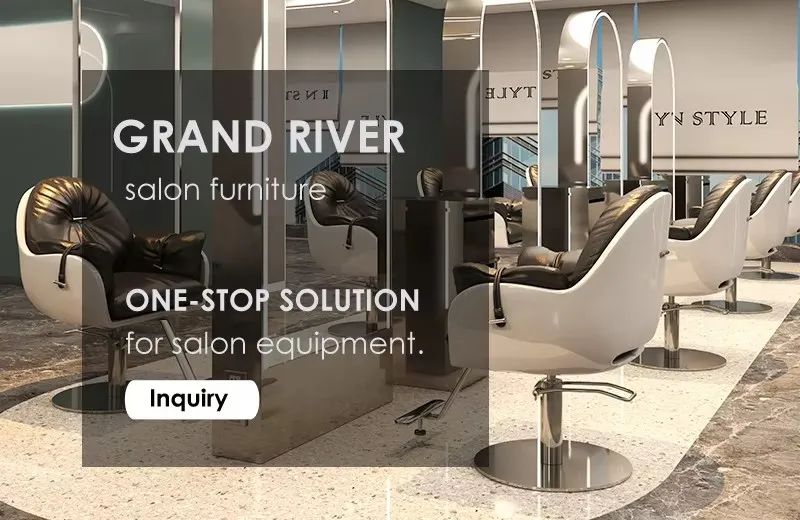 Professional Barber Salon Station