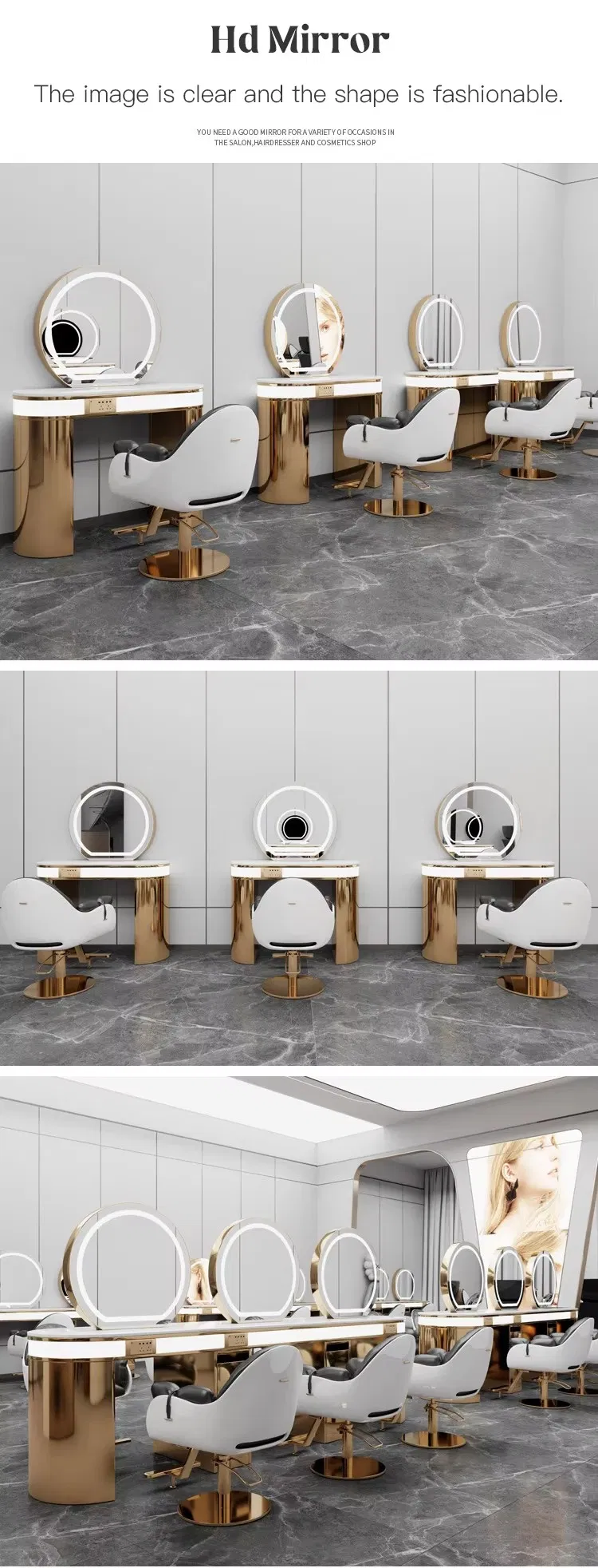 Barber Mirror Station 6