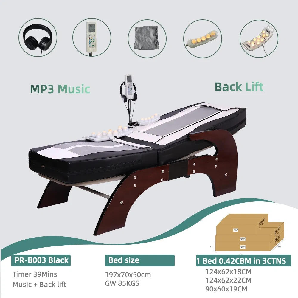 Nuga Best Advanced Thermal Physiotherapy System Heated Jade Massage Bed for Clinics.