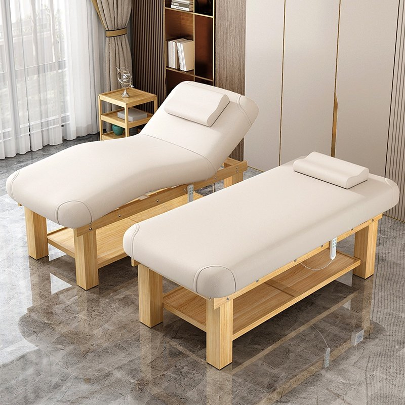 Medical Health Furniture Factory Design Portable Beauty Salon Wooden Folding Massage Acupuncture Bed Chiropractic Table
