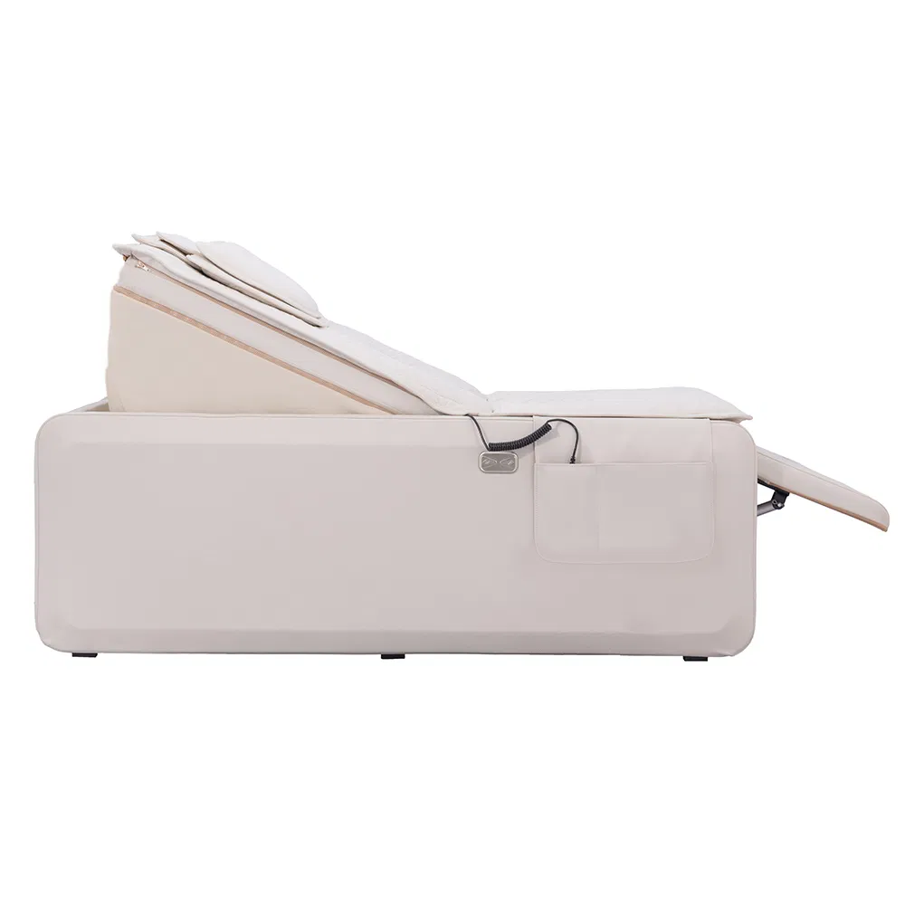 Beauty Facial 3D Airbags Adjustable Backrest Leg-Rest Thermal Massage Therapy Bed