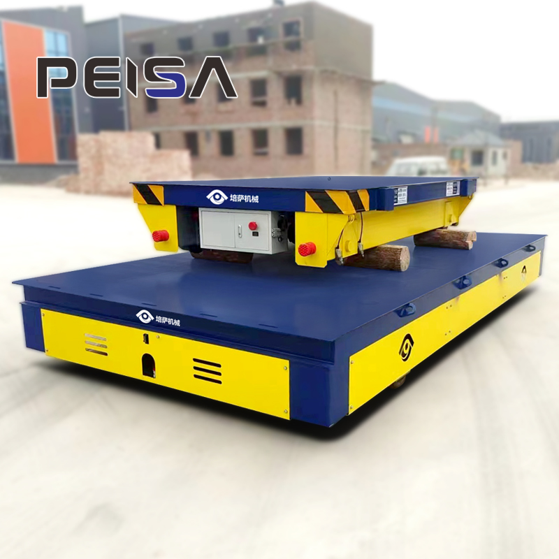 Remote Control 10t Electric Transfer Cart for Equipment Heavy Duty Platform Trolley