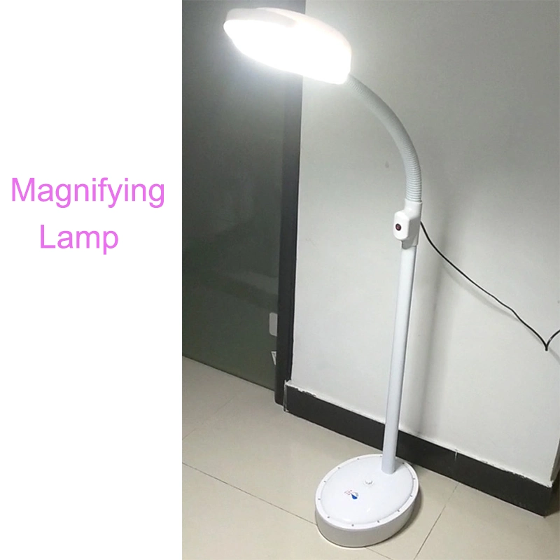 High Quality LED Magnifying Floor Lamp for Beauty Salon Use