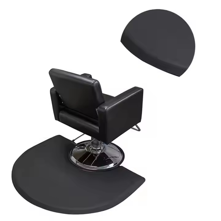 Waterproof PVC PU Anti Fatigue Chair Beauty Salon Barber Station Floor Mats