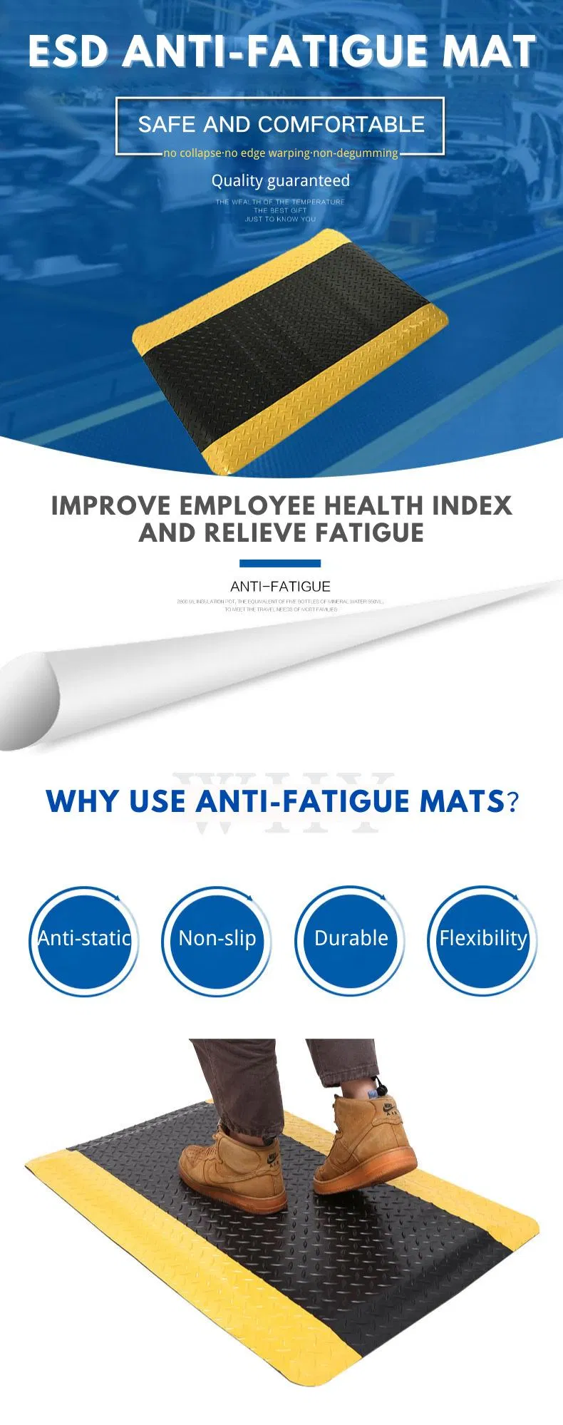 ESD Anti-Fatigue Mat View 1