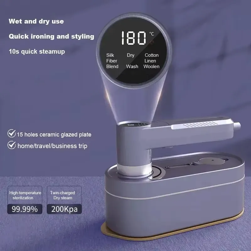 Compact Travel Ironing Steamer