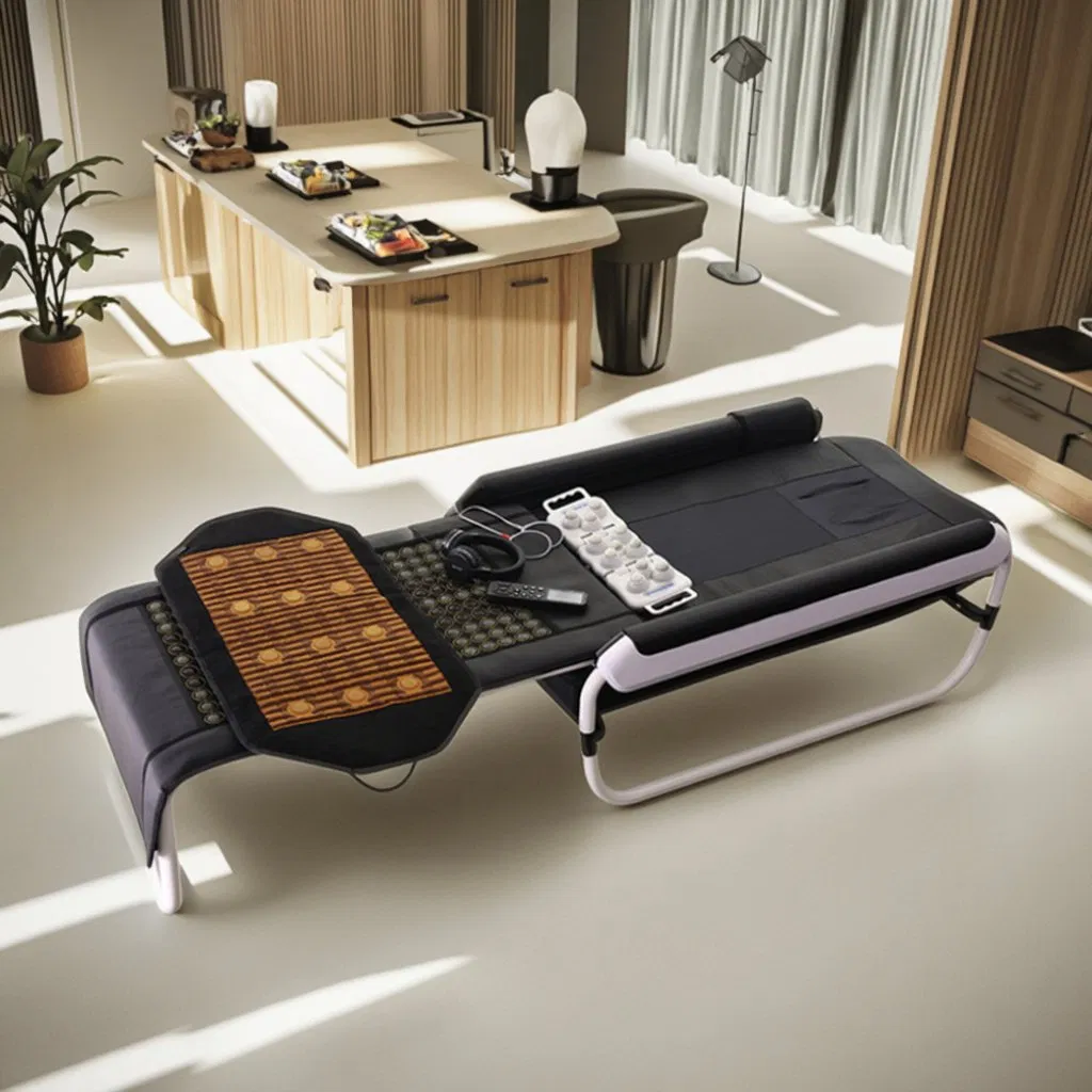 Korean Design Heated Jade Massage Bed for Stress Relief, Sleep Improvement