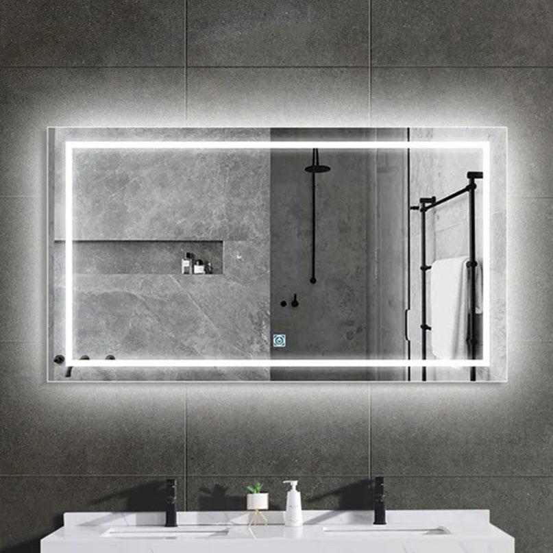 New Design Hair Salon Furniture Modern Hairdressing Stainless Steel Barber Hair Beauty Salon Mirror Station