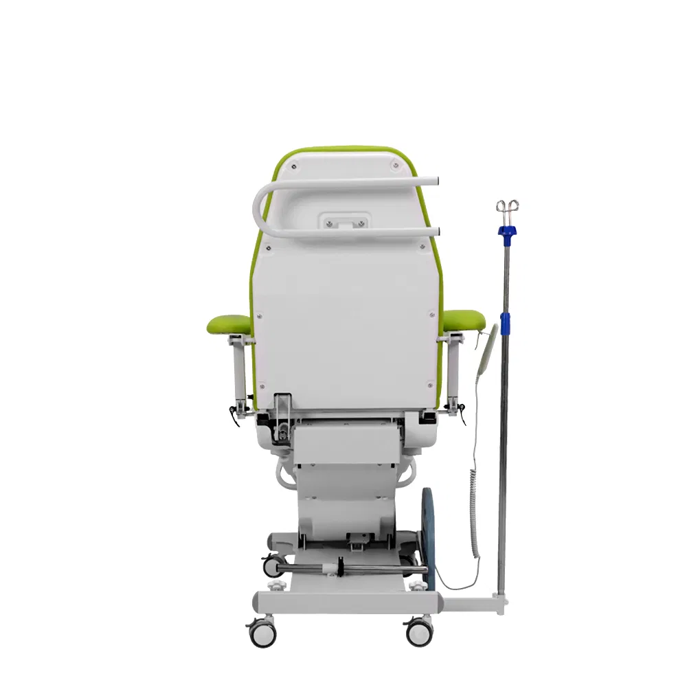 Advanced Electric Infusion Chair with Adjustable Backrest for Hospital Clinic Dialysis Treatment and Comfortable Patient Care
