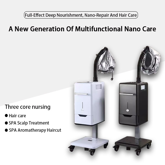 Factory Price Salon Barber Shop Professional Multi-Function Ozone SPA Care Nano Spray Micro Mist Hair Steamer Machine