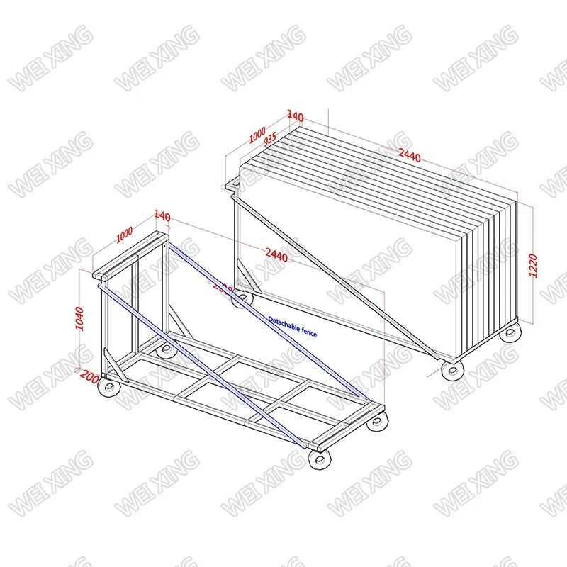 Versatile All-in-One Cart for Effortless Truss Transport and Equipment Handling