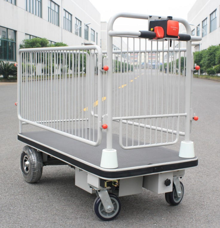 Material Handling Equipments Electric Platform Cart with Shelf (HG-1050)