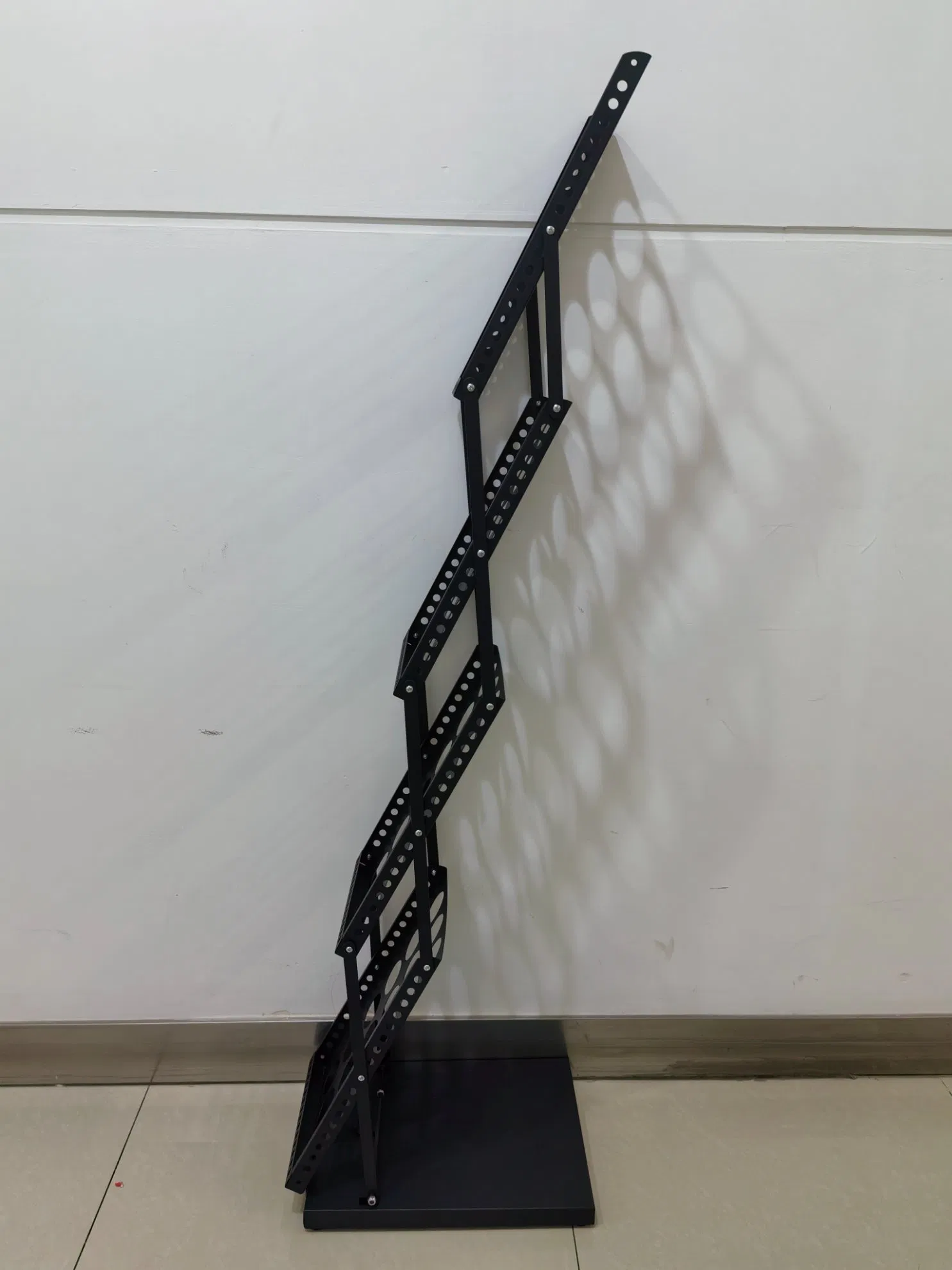 Foldable Magazine Rack Metal Catalog Literature Rack for Office Store and Exhibition Trade Show
