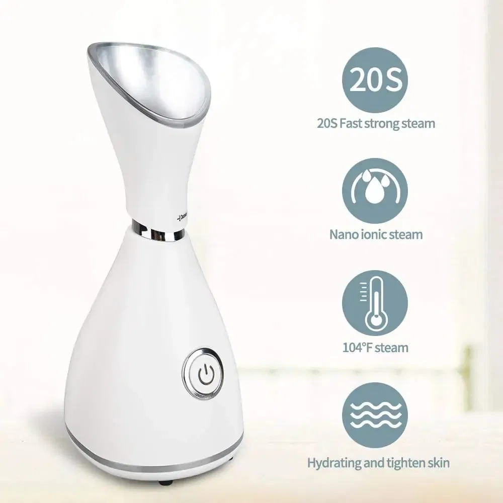 Professional Hot Mist Sauna Steamer Face Facial Steamer Machine Portable Skin Care Nano Ionic Facial Steamer