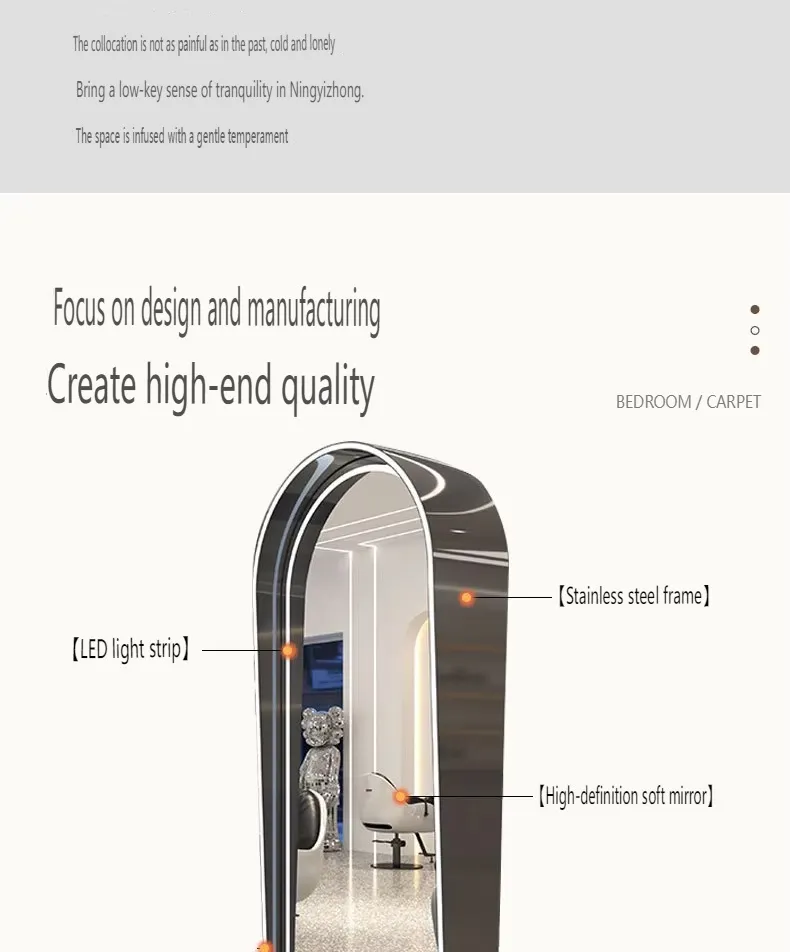 Salon Mirror Detail 2