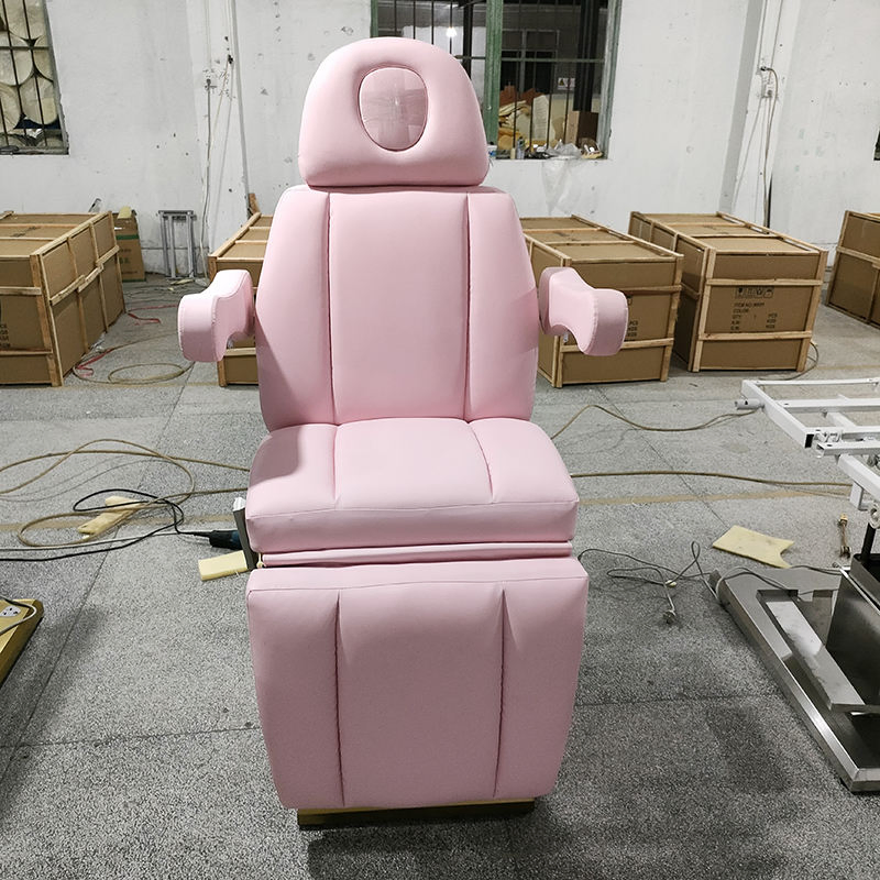 2023 Luxury Pink Gold Esthetician Table Electric Beauty Salon Thermal Massage Tables 8 Beds
