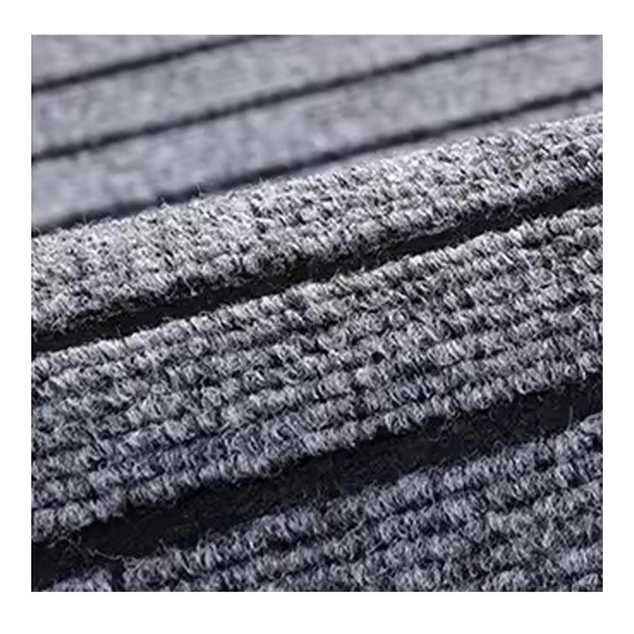 Custom Design Logo Seven Striped Carpet Outdoor Mats Logo Salon Floor Mat