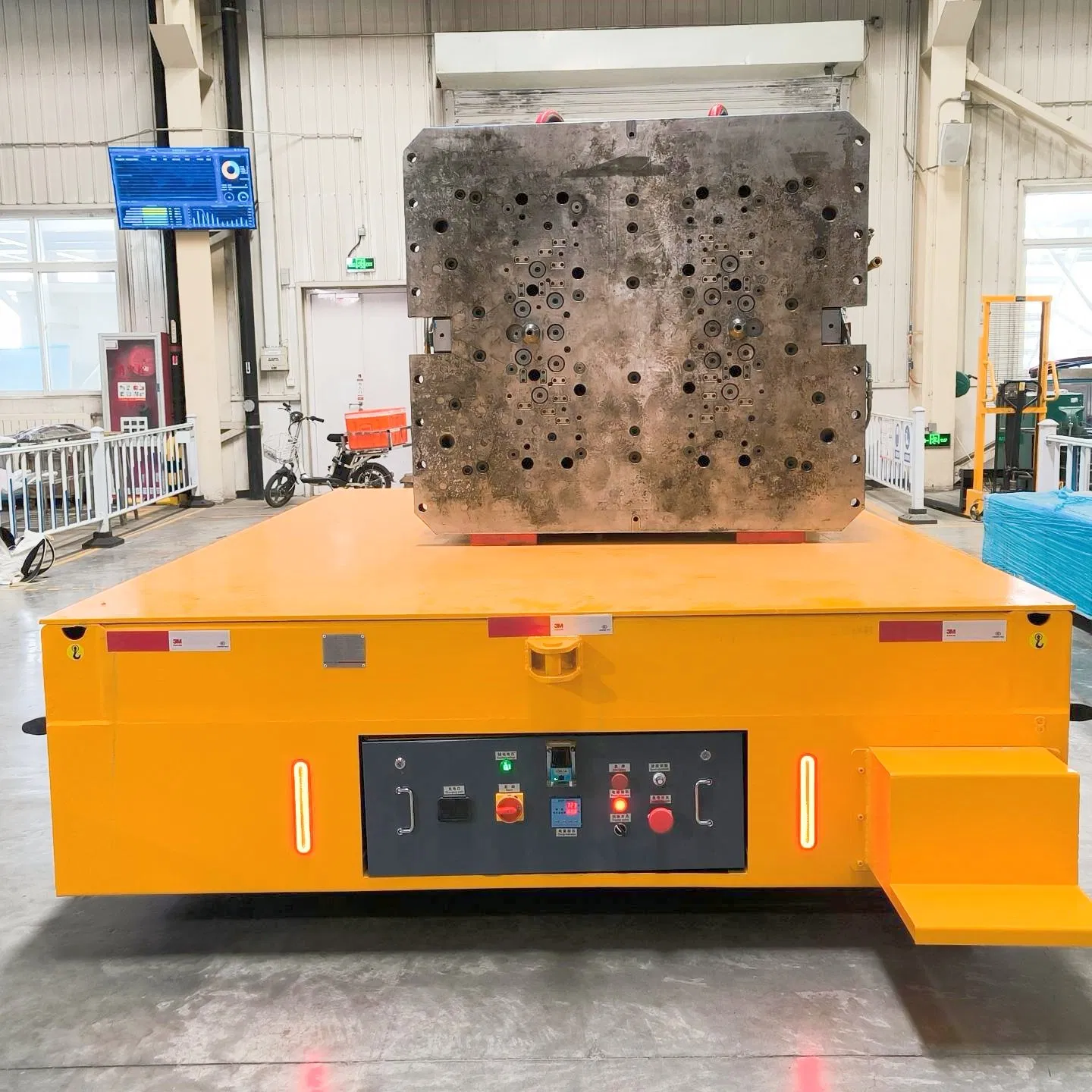 Material Handing Equipment 10 Ton -100 Ton Heavy Duty Trackless Type Transfer Cart for Industrial Applications