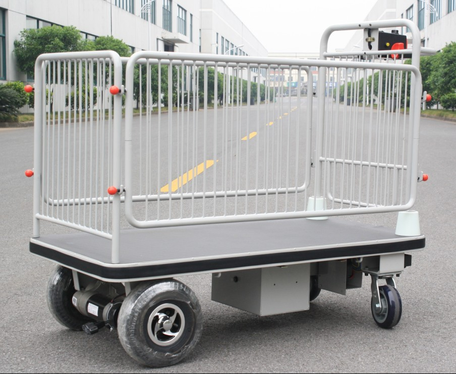 Material Handling Equipments Electric Platform Cart with Shelf (HG-1050)