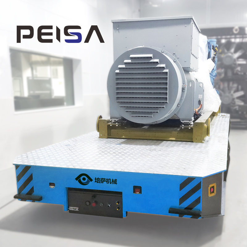 Remote Control 10t Electric Transfer Cart for Equipment Heavy Duty Platform Trolley