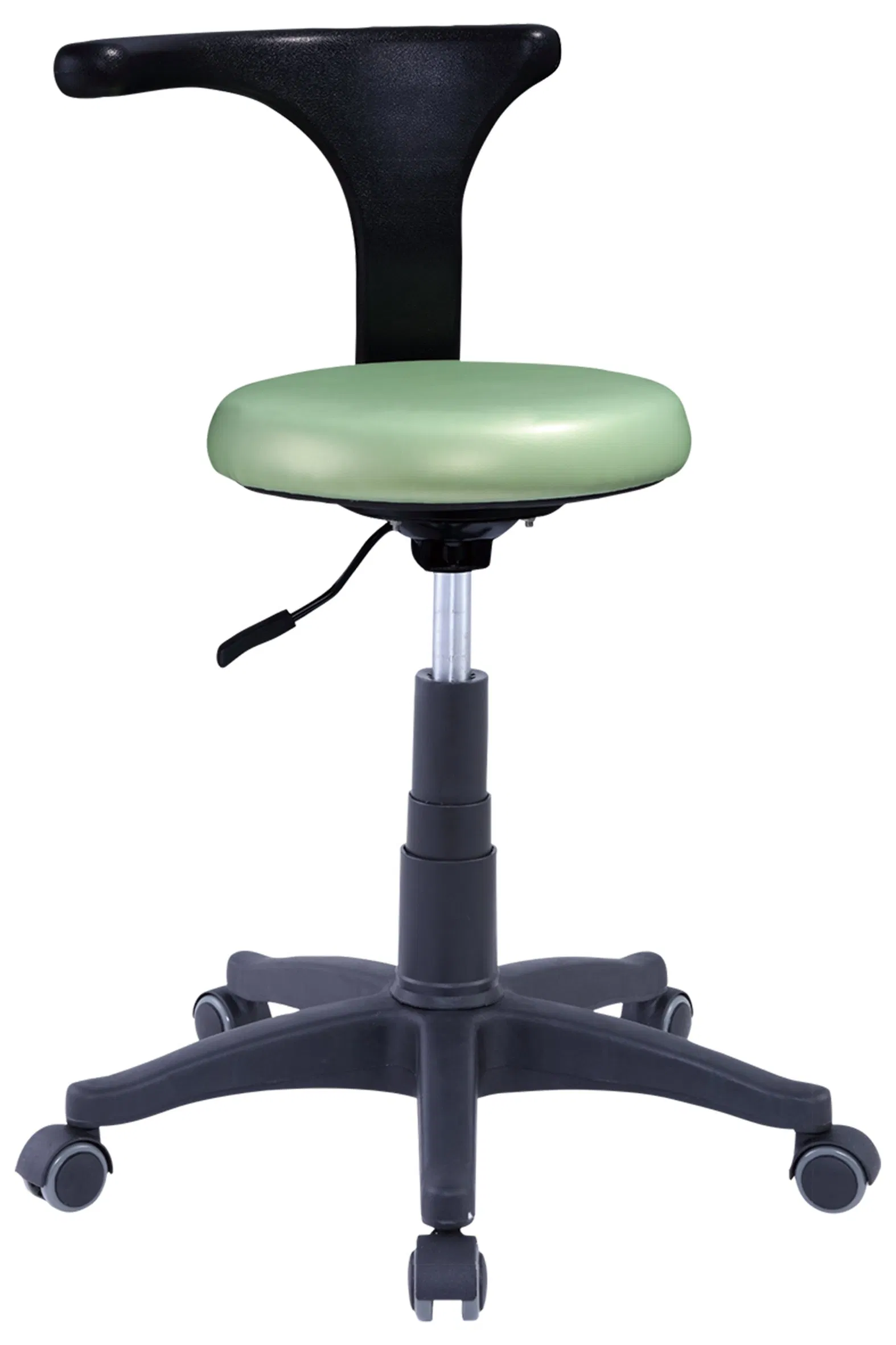 Dental Doctor Stool Dentists Stool Saddle Chair Ergonomic Stool Dentist Stool Dental Mobile Chair Rolling Stool with Back Support