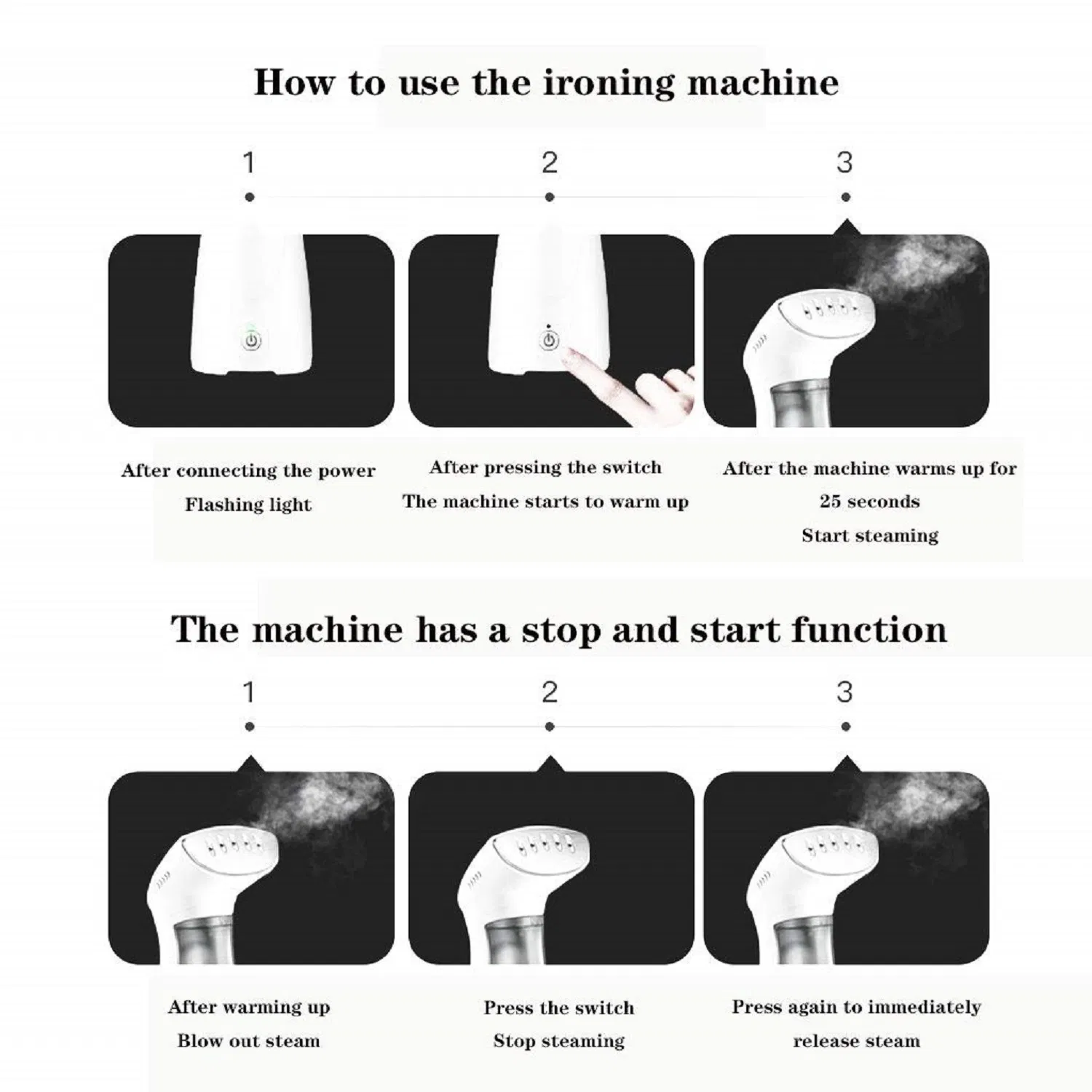 Professional Manufacturer of Garment Clothes Steamer with High Capacity for Home