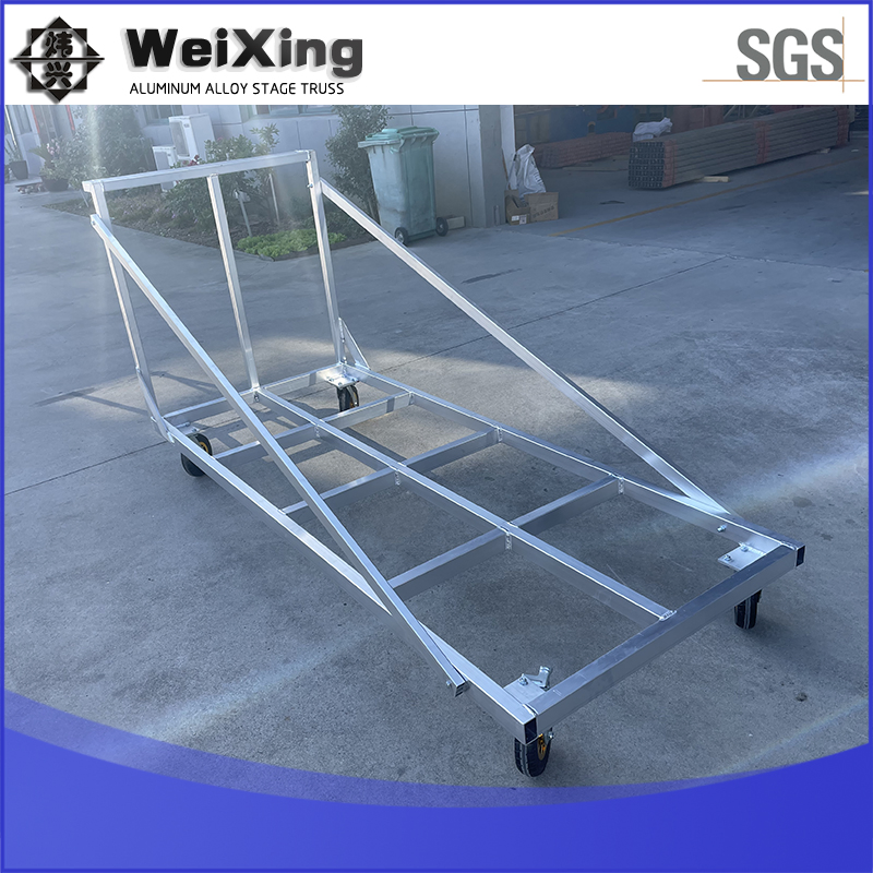 Versatile All-in-One Cart for Effortless Truss Transport and Equipment Handling