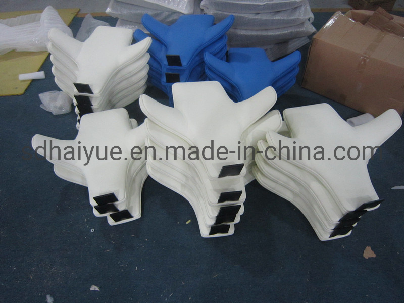 Ergonomic Swivel Saddle Stool with Backrest for Office