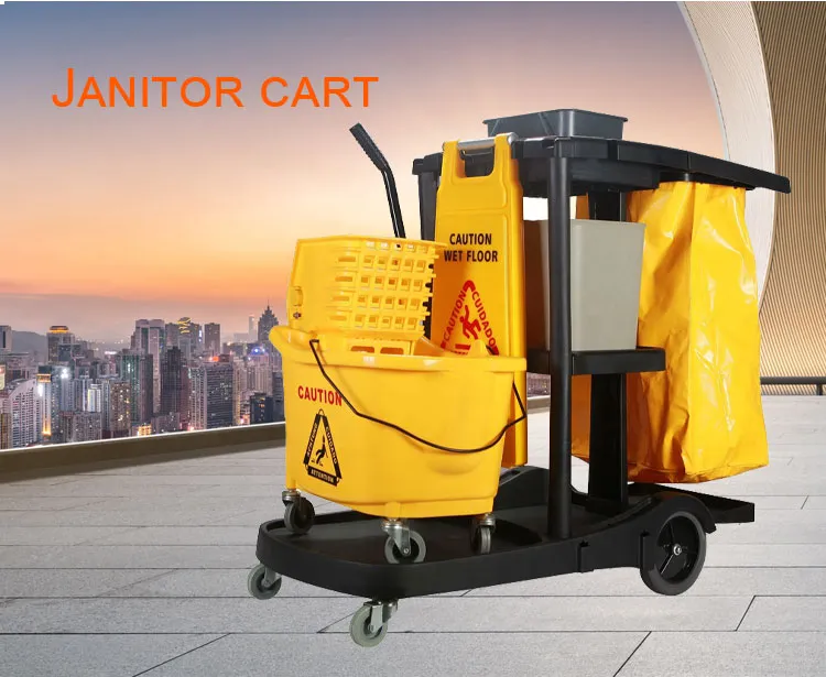 Cleaning Trolley Cart View 2