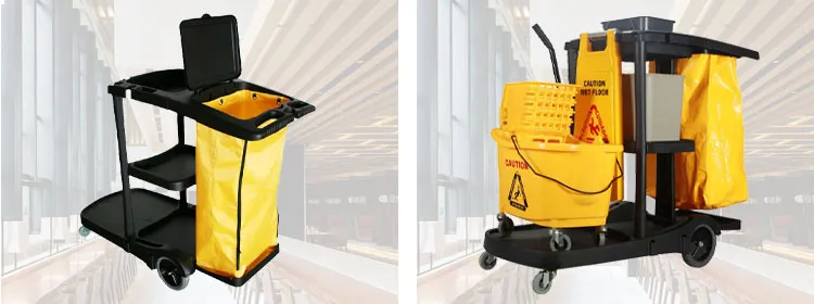 Cleaning Trolley Cart View 3