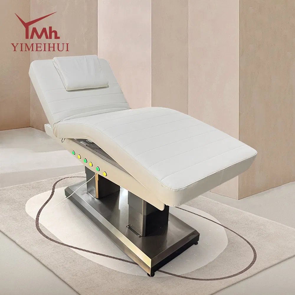 Esthetician Massage Table Beauty Salon 4 Motors Electric Cosmetic SPA Lash Aesthetic Massage Bed