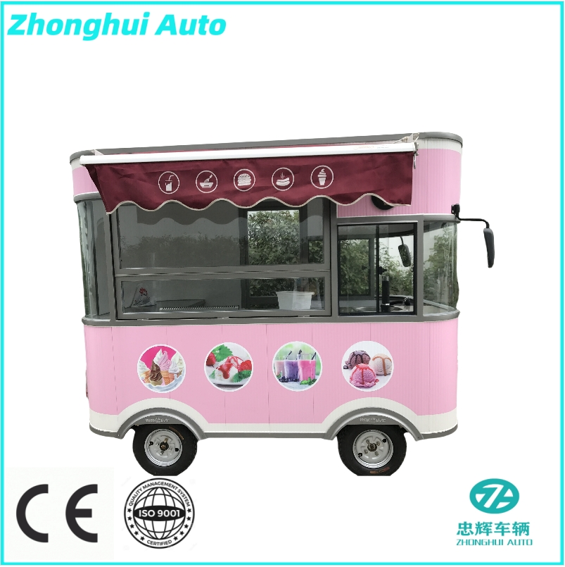 Mobile Hot Dog Taco Pizza Food Cart with Full Kitchen Equipment Fast Food Trailer Truck