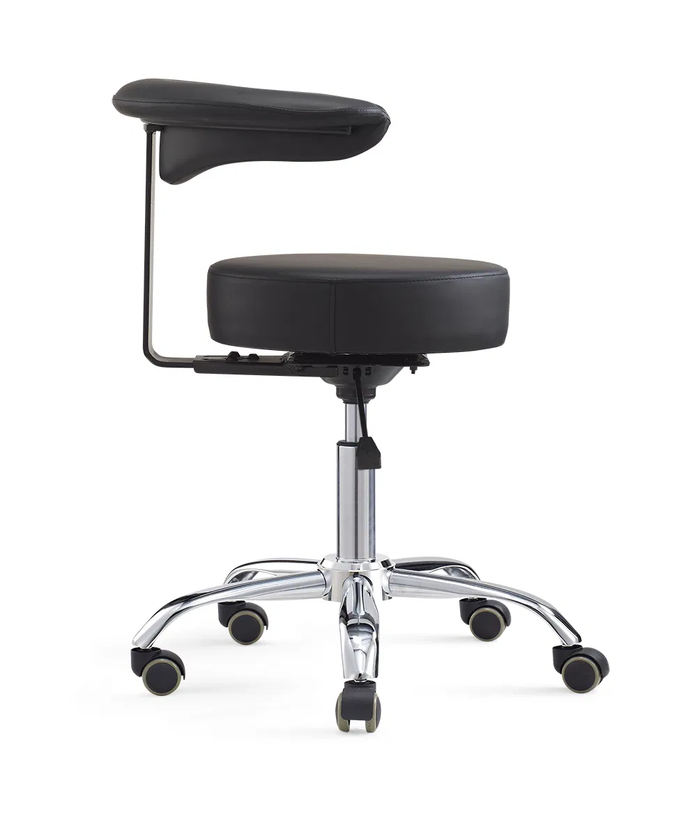 Dental Equipment Medical Ergonomic Unit Microscope Assistant Function Saddle Adjustable Dentist Stool Double Armrests
